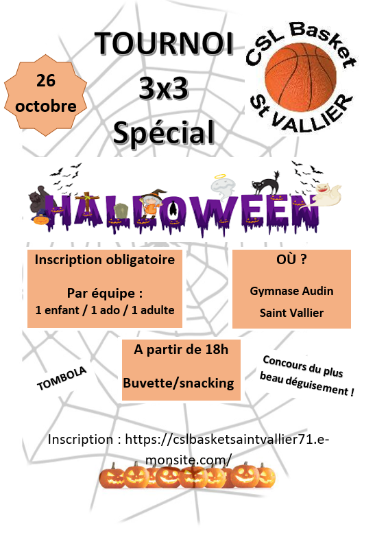 Tournoi 3x3 -- Halloween