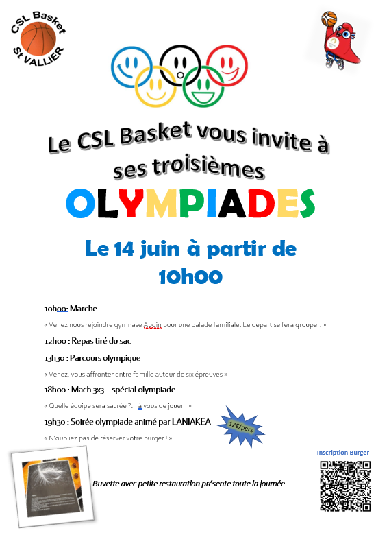 Affiche olympiade 2025