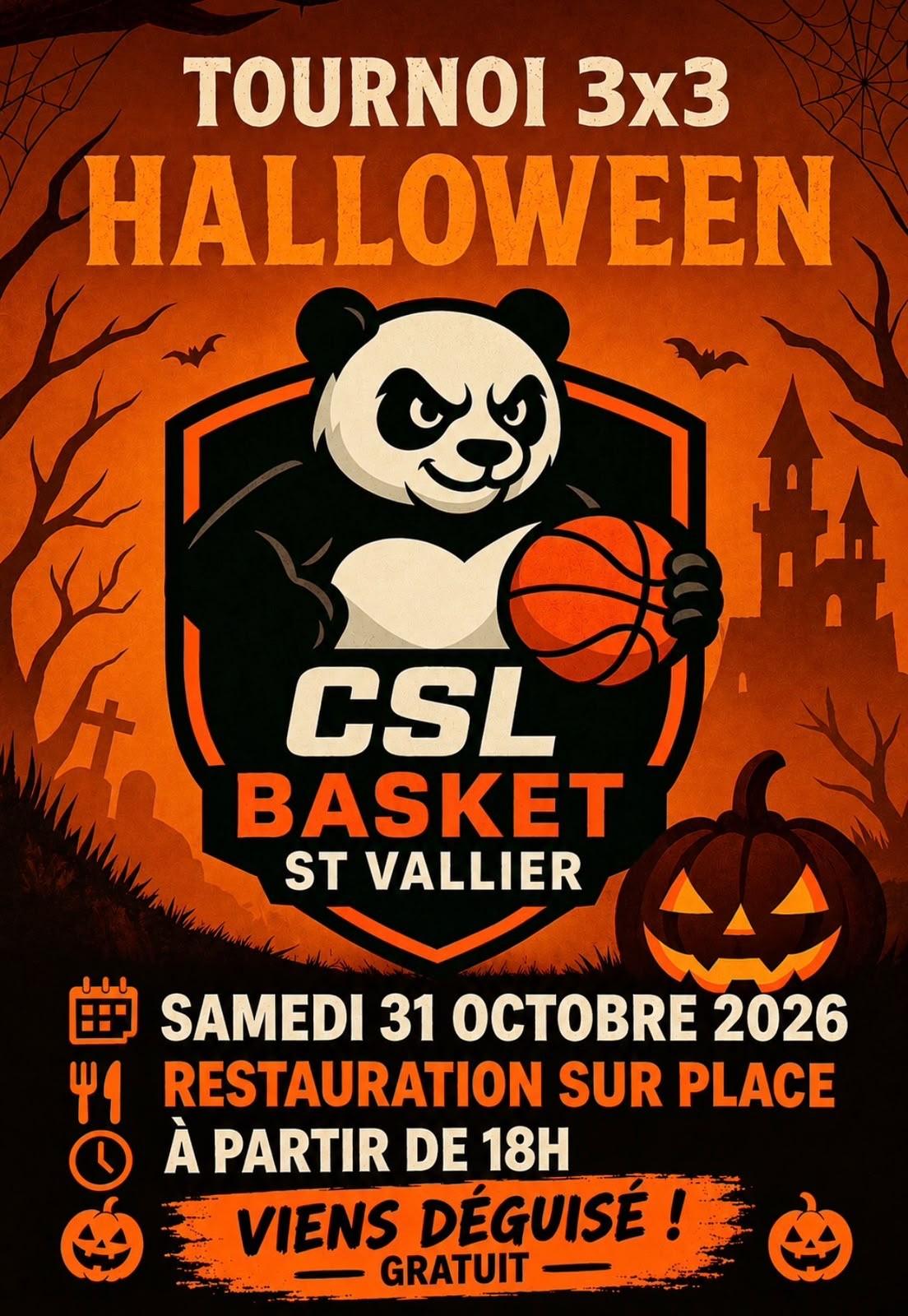Tournoi 3x3 Halloween